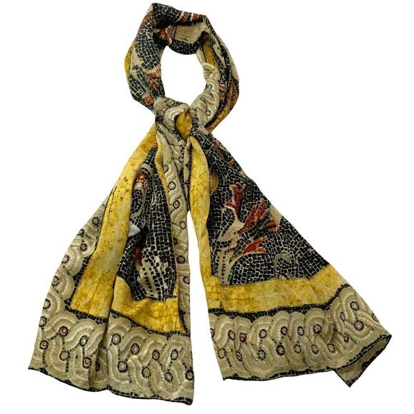 ARCHAEFORM 100% silk scarf  - Picture 3 of 5
